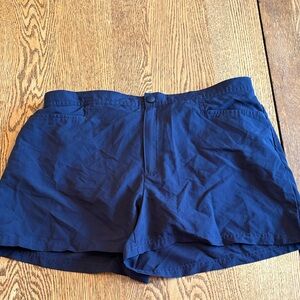 Women's Navy Blue Swim Shorts